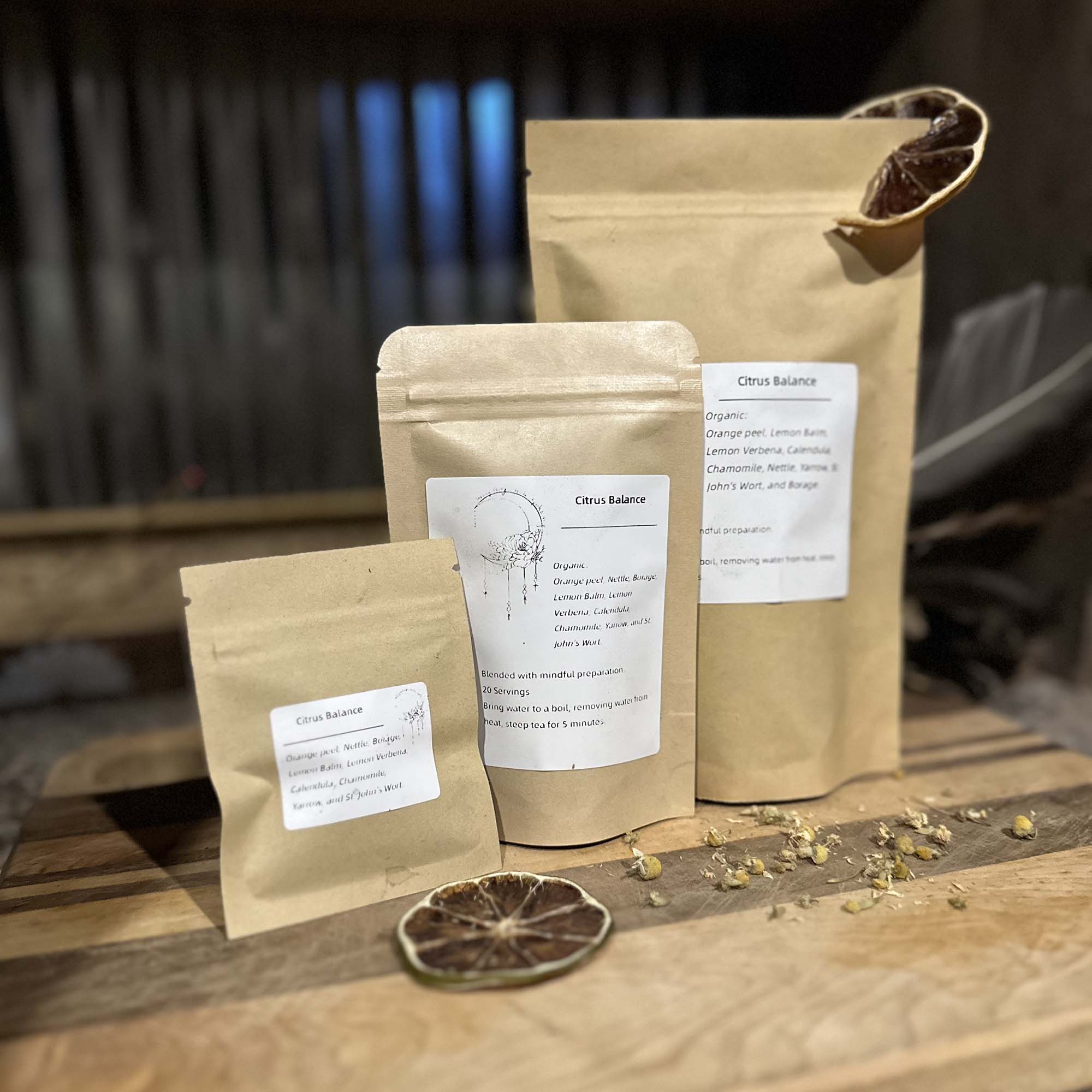 citrus balance tea blend