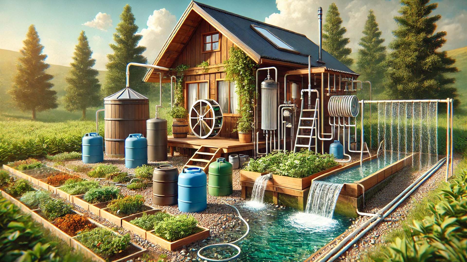 View of 9 Best Water Conservation Techniques For Off-Grid Living